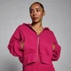 Sudadera con capucha y cremallera Lifestyle para mujer de MP - Baya intensa