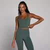 Camiseta de tirantes con espalda cruzada y tiras Tempo para mujer de MP - Verde nube