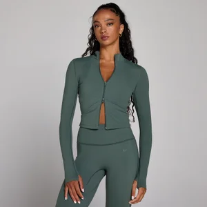 Chaqueta corta de entrenamiento Tempo para mujer de MP - Verde nube - Size XS