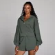 Sudadera con capucha y cremallera Lifestyle para mujer de MP - Verde nublado