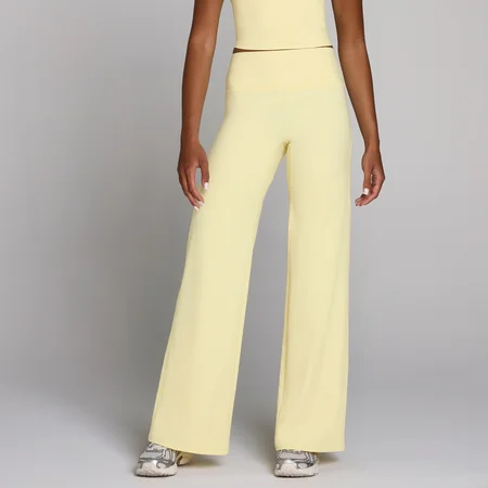 Mallas de pierna ancha Tempo para mujer de MP - Crema mantequilla