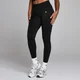Mallas sin costuras Invisible Scrunch para mujer de MP - Negro lavado