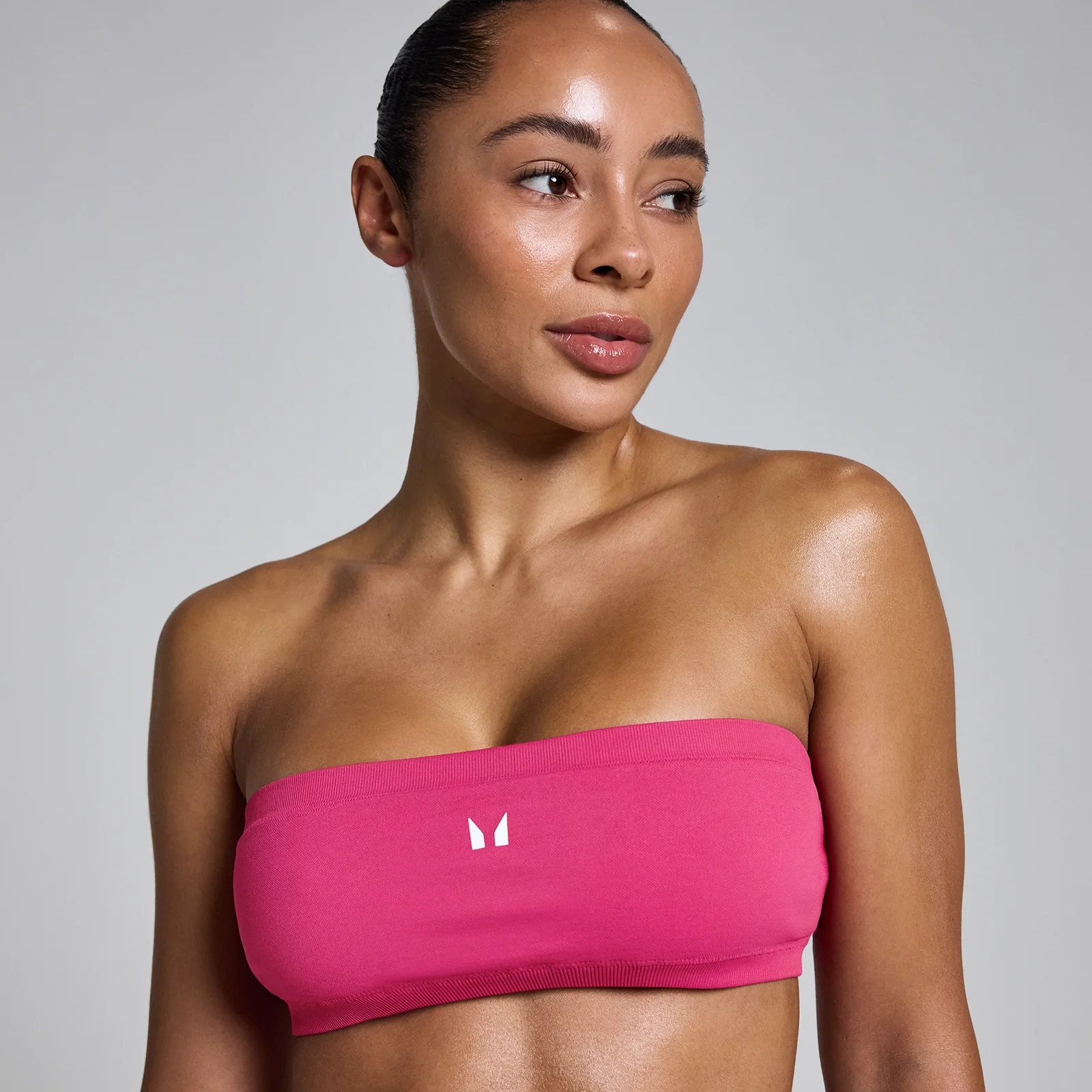 Sujetador deportivo bandeau Lift para mujer de MP - Baya intensa - S Imagen 3
