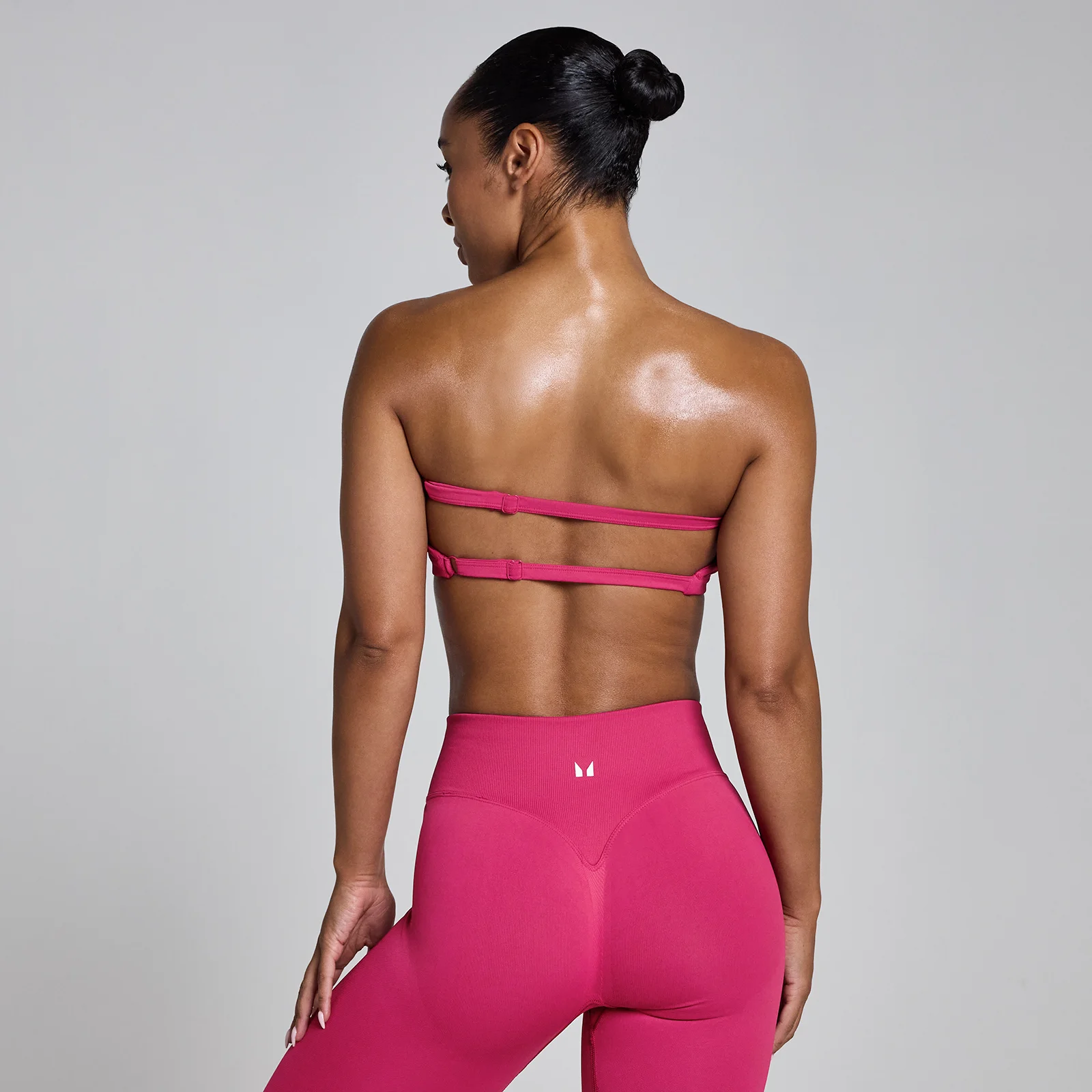 Sujetador deportivo bandeau Lift para mujer de MP - Baya intensa - S Imagen 1
