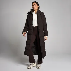 Chaqueta acolchada maxi para mujer de MP - Chocolate - Size S