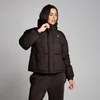 Chaqueta acolchada corta para mujer de MP - Chocolate