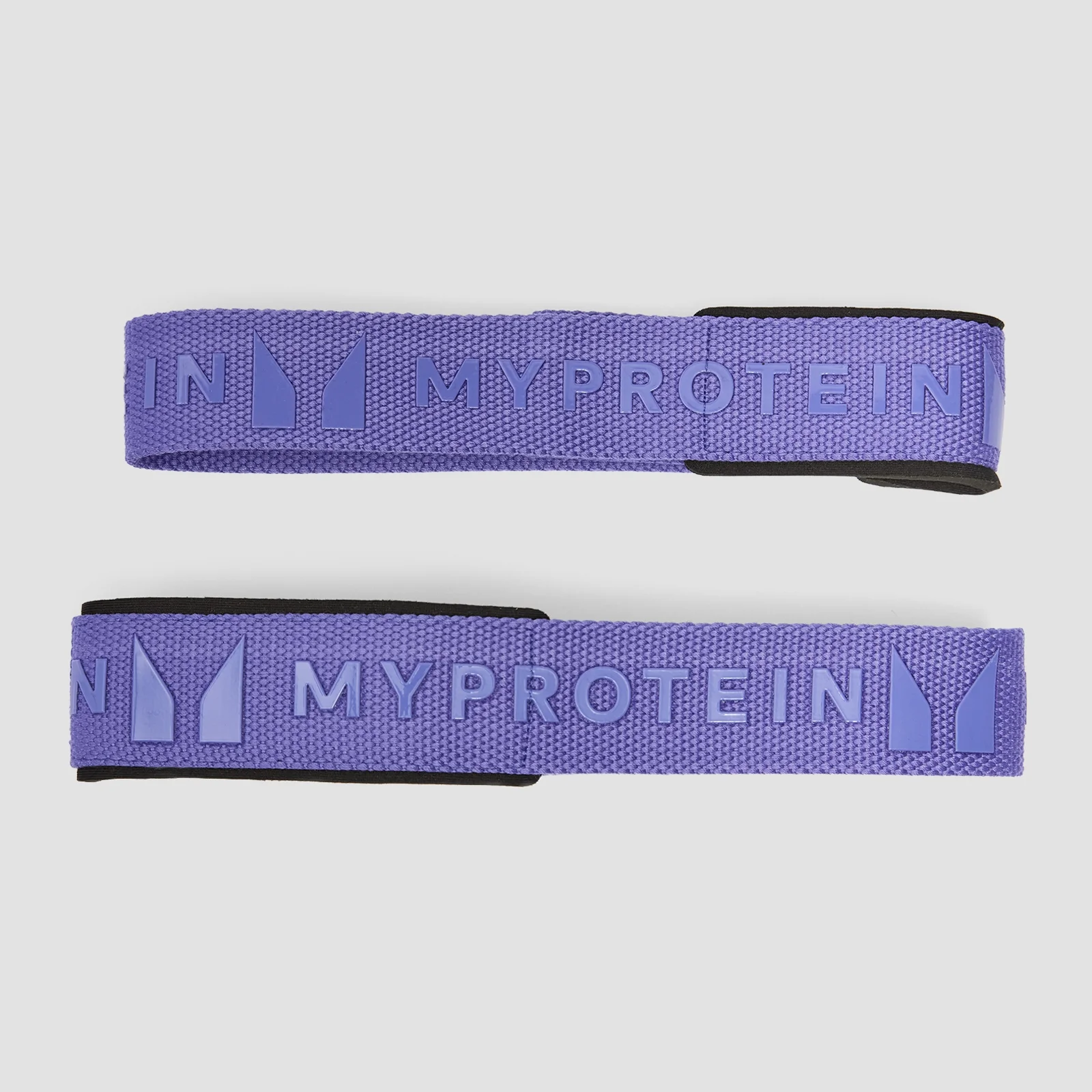 Correas de levantamiento con agarre de silicona de Myprotein en bolsa - Power Indigo Imagen 1