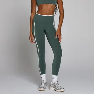 Mallas Velocity Contrast para mujer de MP - Verde nublado - Size M
