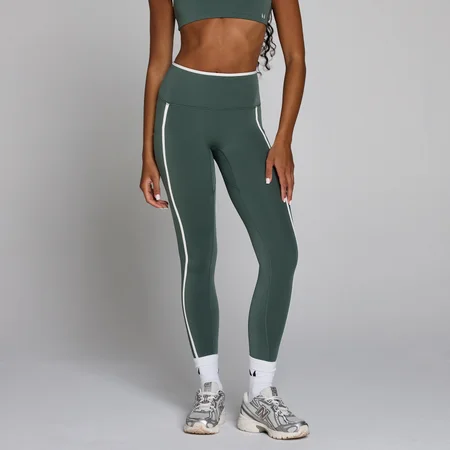 Mallas Velocity Contrast para mujer de MP - Verde nublado