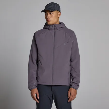 Chaqueta acolchada híbrida para hombre de MP - Gris jaspeado oscuro