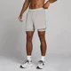 Short de entrenamiento Ultra 2 en 1 de 5" para hombre de MP - Gris tiza