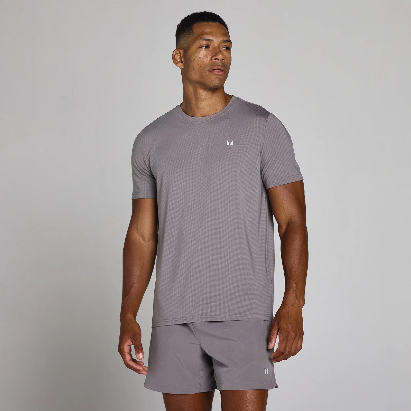 MP Men's Training Grid T-Shirt - Graphite - M Imagen 1
