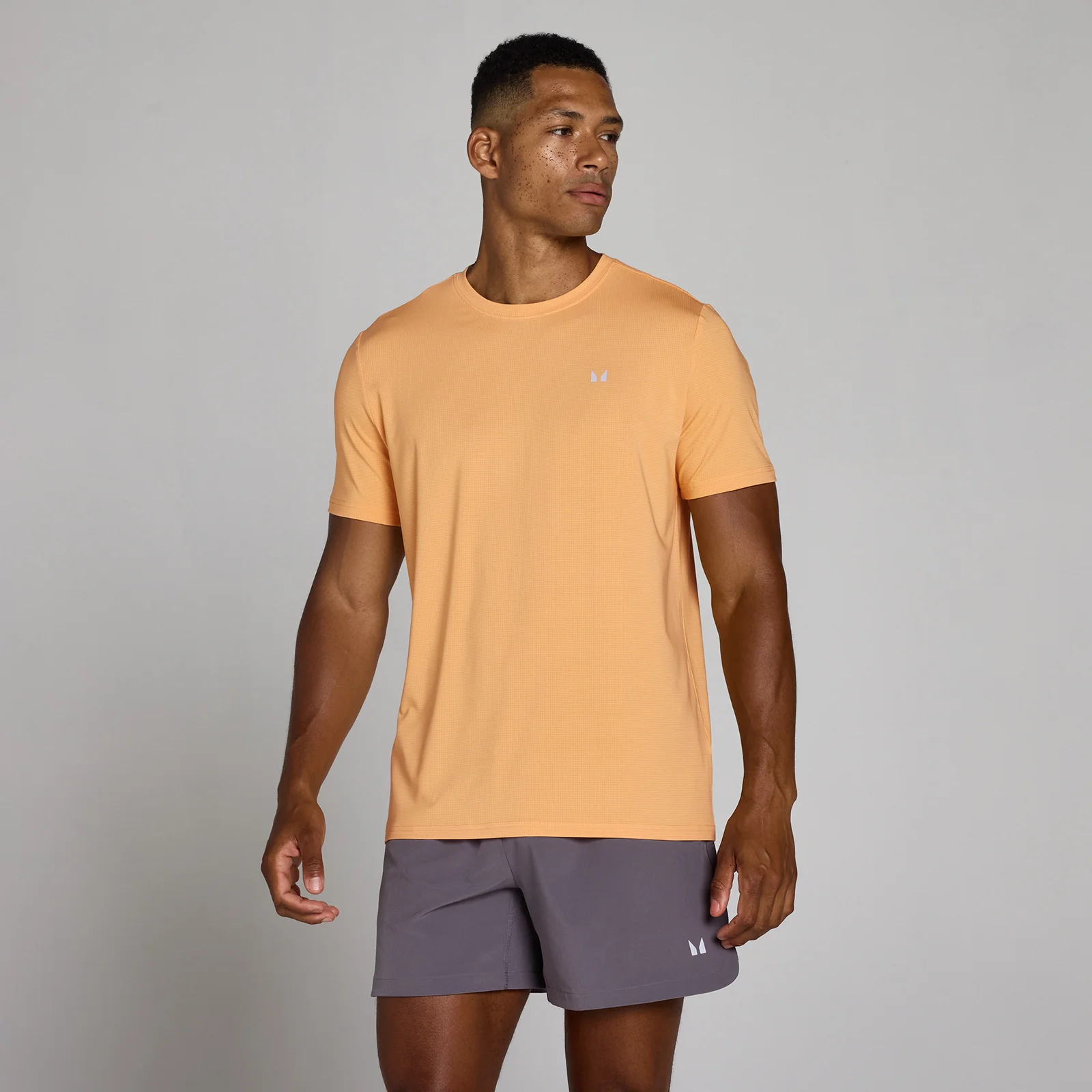 MP Men's Training Grid T-Shirt - Apricot - XS Imagen 1