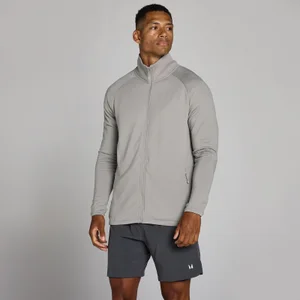 Chaqueta de entrenamiento Ultra con cremallera y cuadrícula para hombre de MP - Gris tiza - Size XS