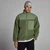 Forro polar Borg para hombre de MP - Oliva lavado