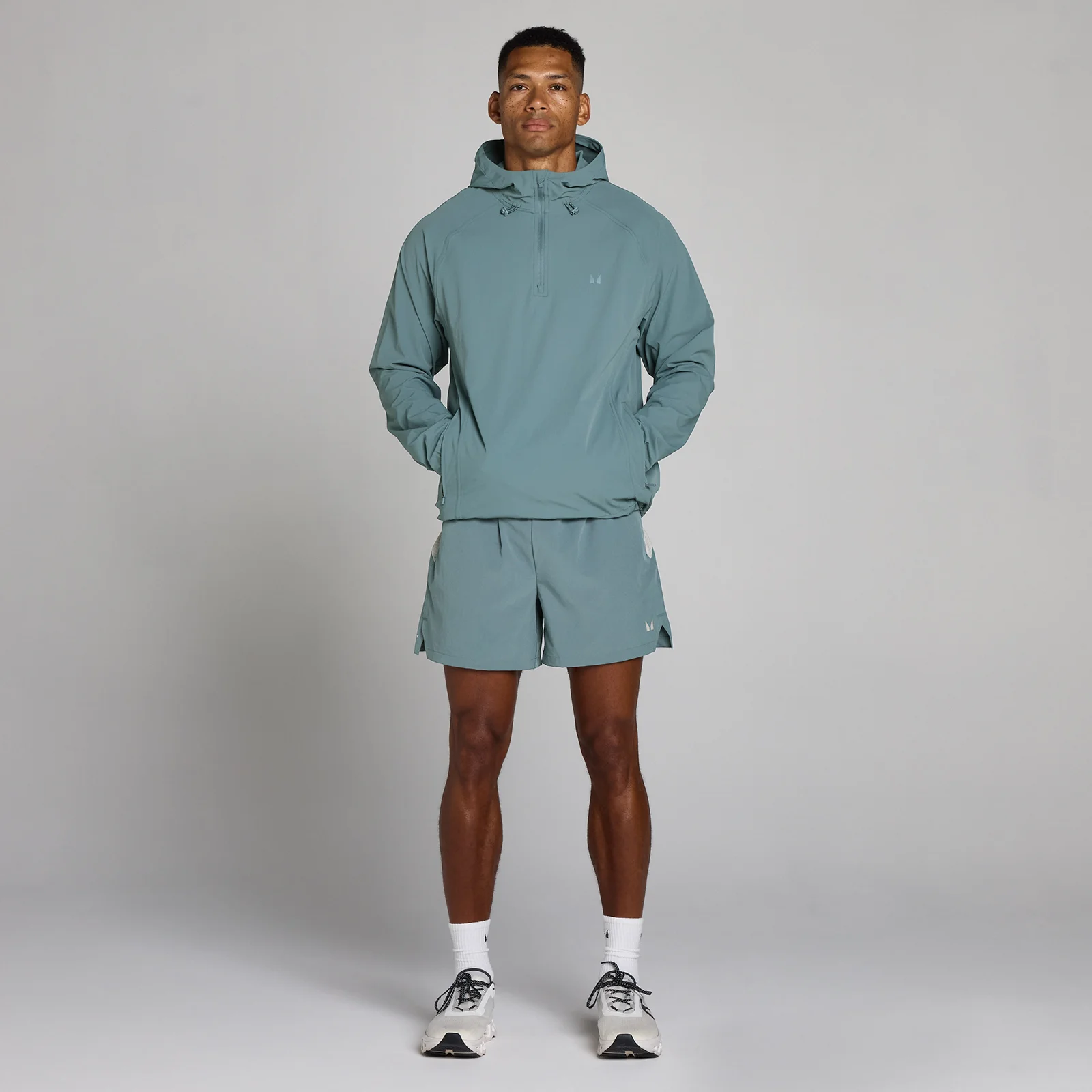 Chaqueta tejida Training Ultra con cremallera 1/4 para hombre de MP - Future Blue - M Imagen 3