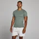 Camiseta acanalada muscle fit Lift para hombre de MP - Gris metálico