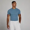 Camiseta acanalada muscle fit Lift para hombre de MP - Pizarra medianoche