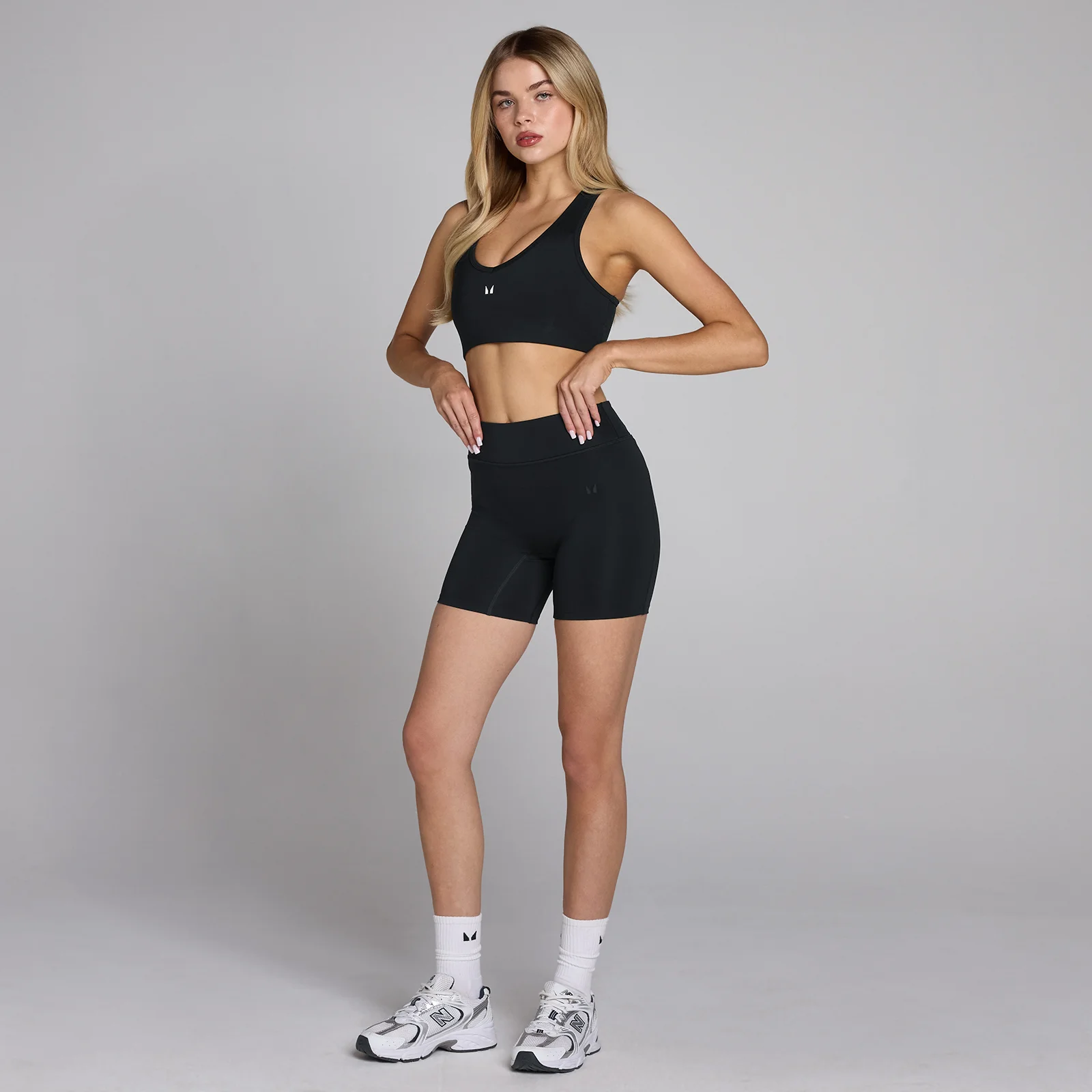 Short de entrenamiento para mujer de MP - Negro - S Imagen 3