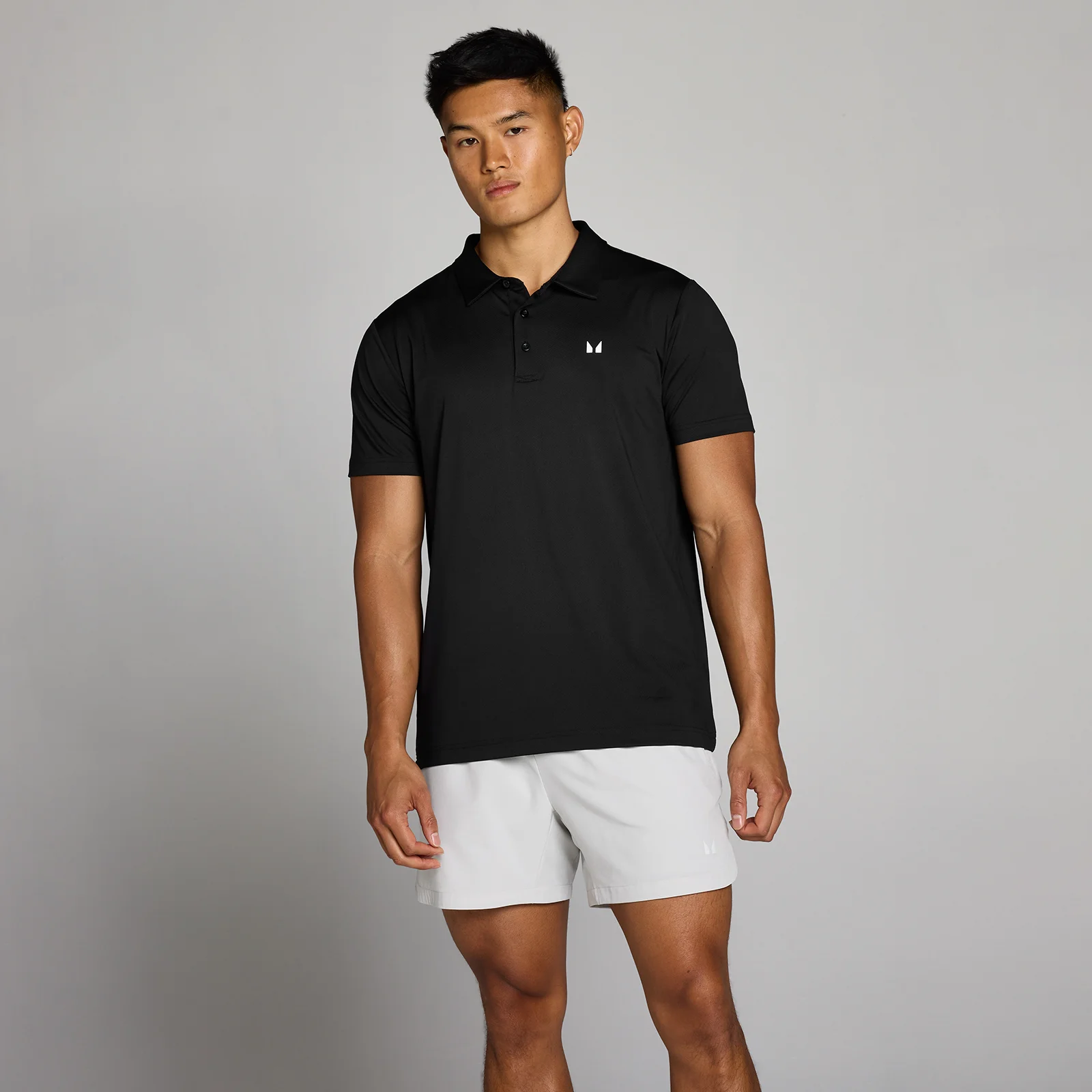 Polo de training para hombre de MP - Negro - S Imagen 1