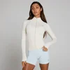 Chaqueta Tempo Ultra sin costuras con cremallera completa para mujer de MP - Niebla/Plateado