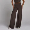 Pantalón de pernera ancha Tempo tall para mujer de MP - Café