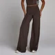 Pantalón de pernera ancha Tempo tall para mujer de MP - Café