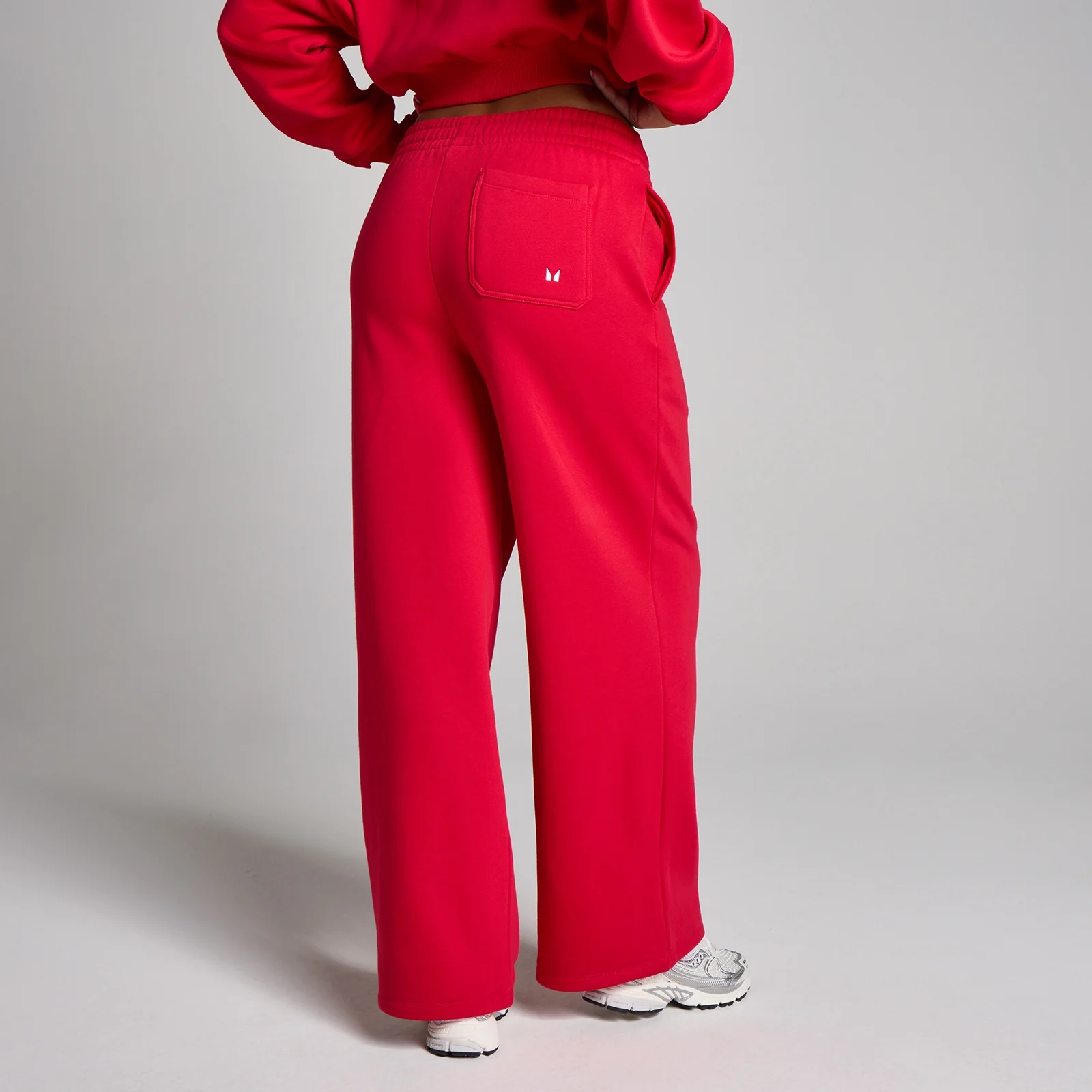 MP Mujer Basic Straight Leg Pantalones de Chándal - Chilli - M Imagen 2