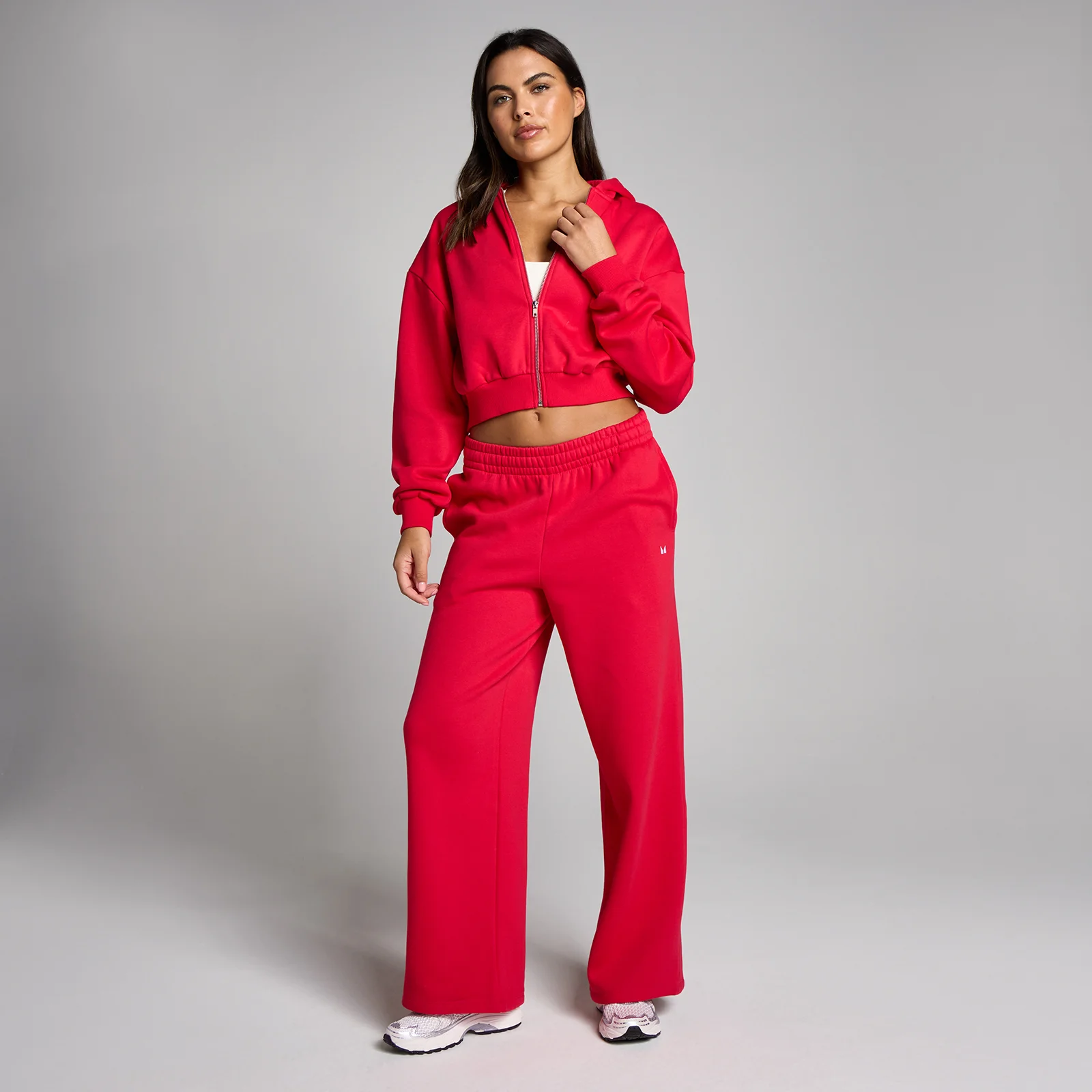 MP Mujer Basic Straight Leg Pantalones de Chándal - Chilli - M Imagen 3