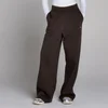 Pantalón de chándal básico de pierna recta para mujer de MP - Chocolate