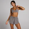 Sujetador deportivo Tempo de espalda cruzada para mujer de MP - Dark Truffle