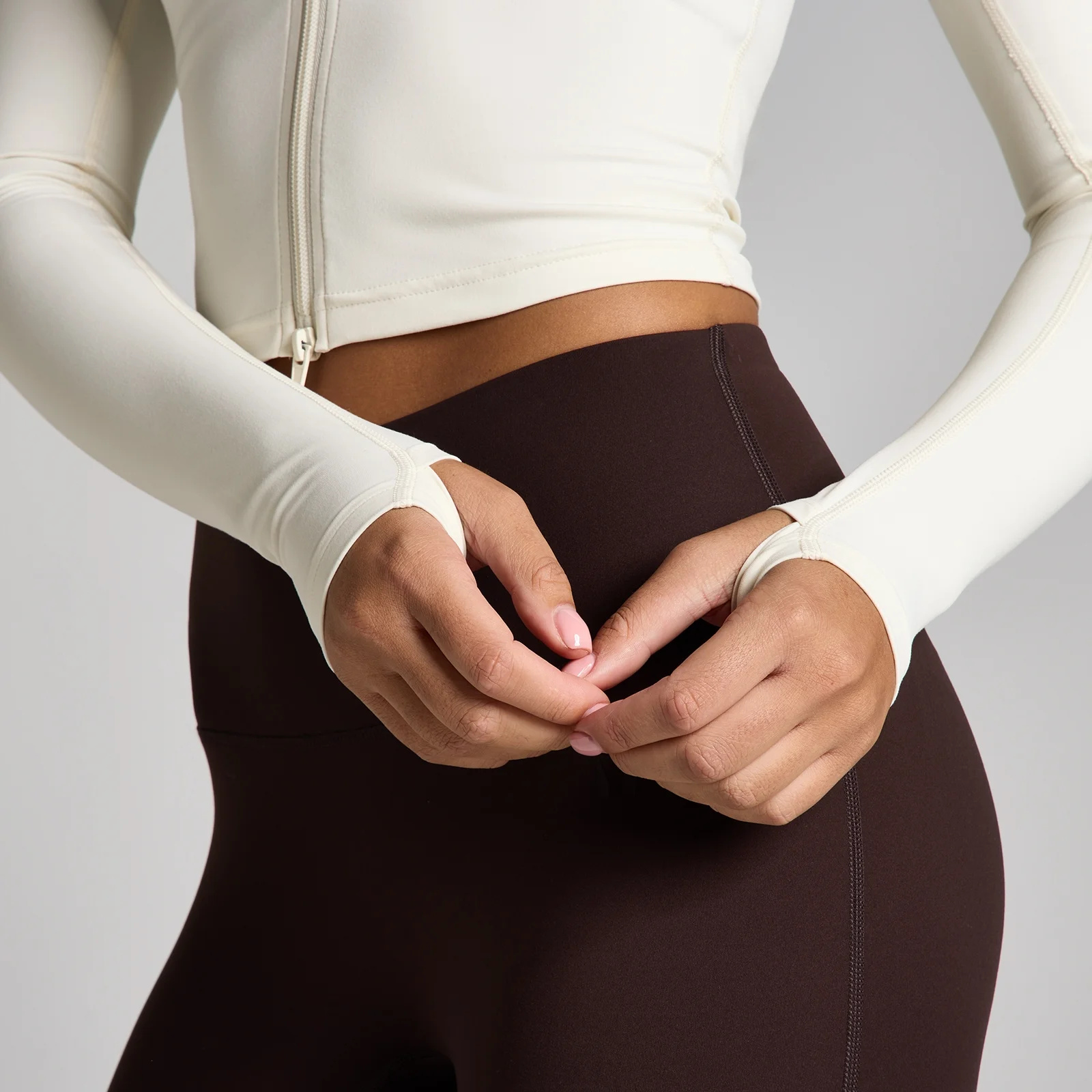 MP Mujer Tempo Cropped Chaqueta - Vainilla - L Imagen 4