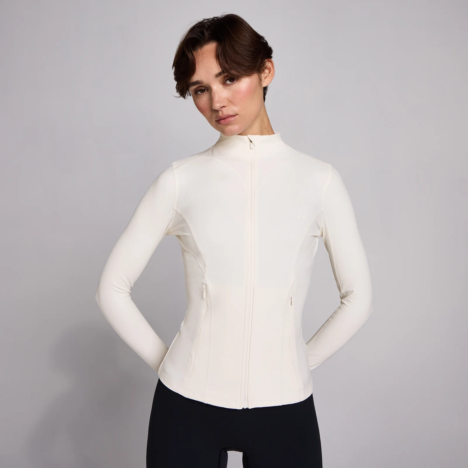 Chaqueta con cremallera SculptForm para mujer de MP - Perla - XS Imagen 1