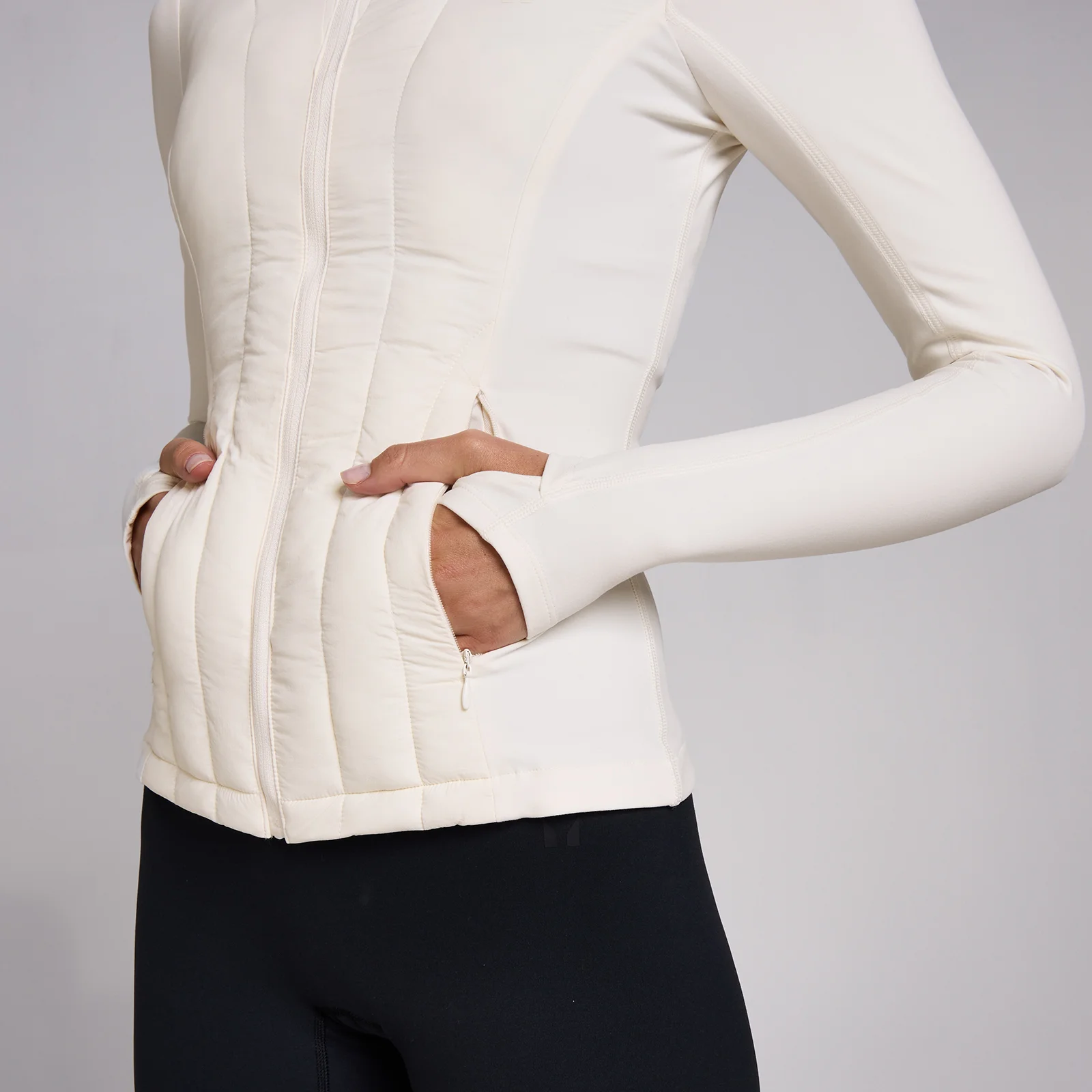 Chaqueta híbrida SculptForm para mujer de MP - Pearl - XS Imagen 4
