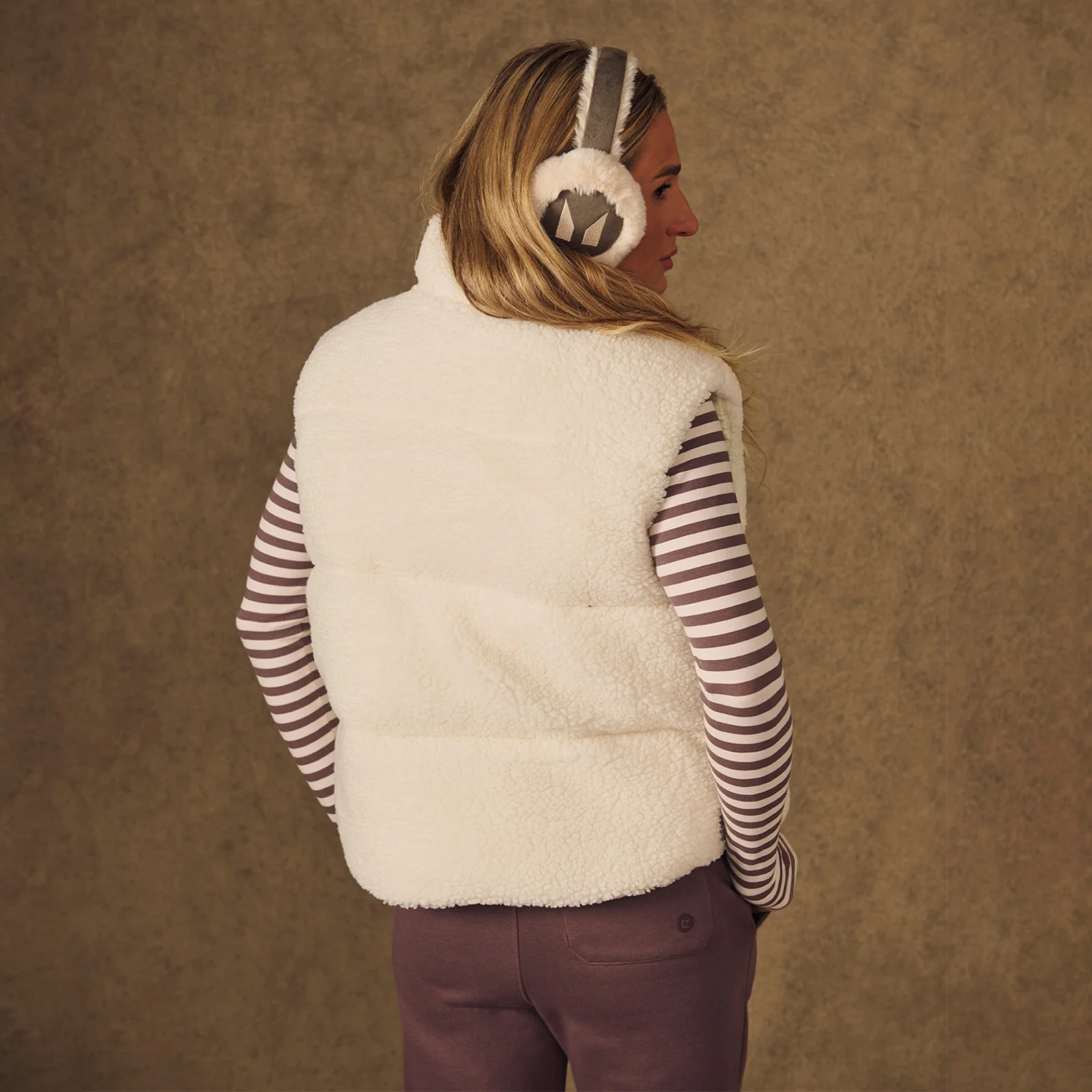 Chaleco Borg oversize X Tatiana para mujer de MP - Perla - S Imagen 1