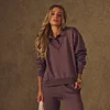 Sudadera con cuello X Tatiana para mujer de MP - Mocha