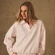 Sudadera con cuello de MP para mujer X Tatiana - Rosa pálido