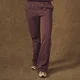 Pantalón de chándal acampanado de MP para mujer X Tatiana - Moca
