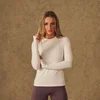 Camiseta de manga larga con agujeros para el pulgar de MP para mujer X Tatiana - Perla