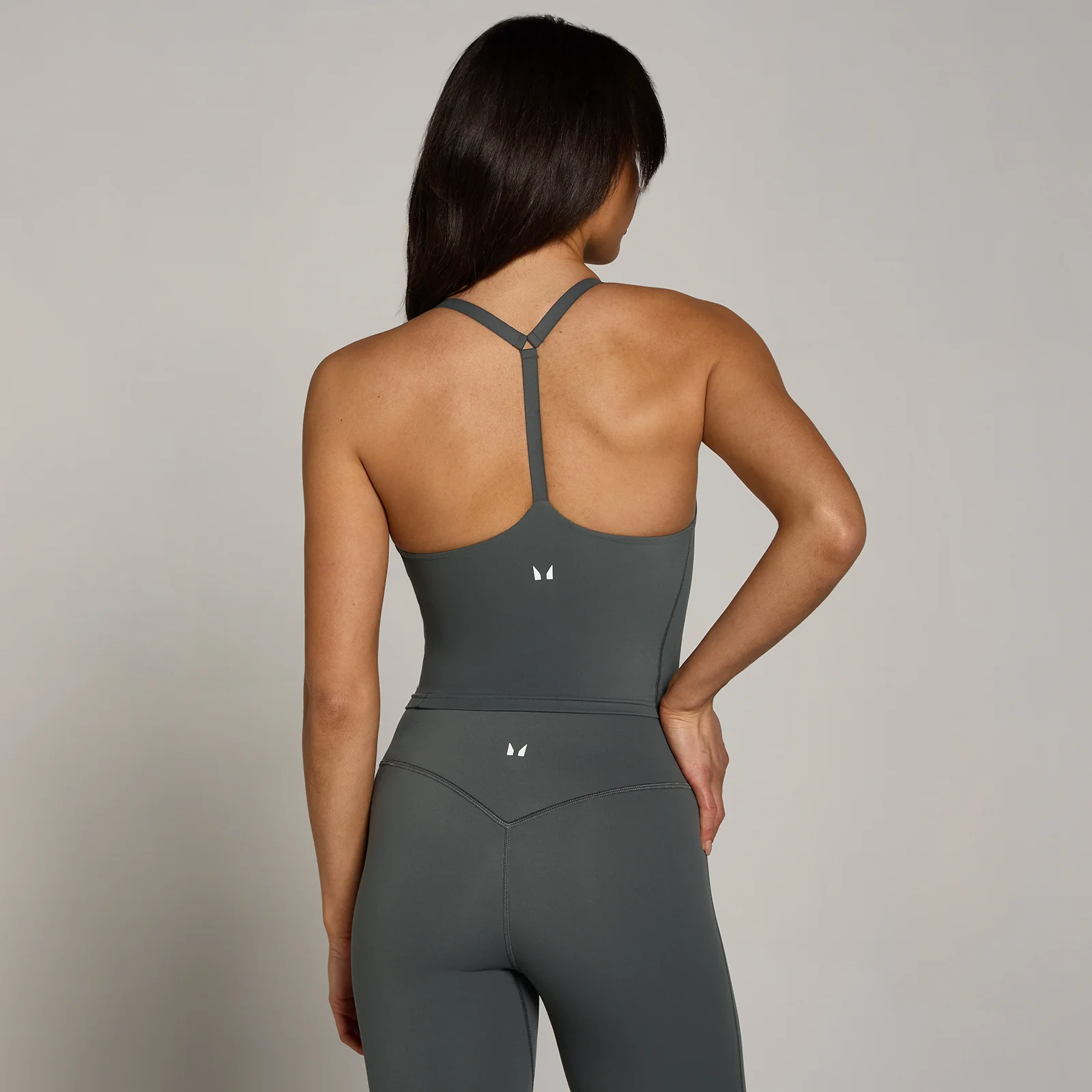 MP Women's Tempo Strappy Racerback Vest - Dark Grey - XS Imagen 1