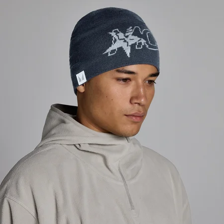 Gorro de punto con gráfico Move Club de MP - Granito