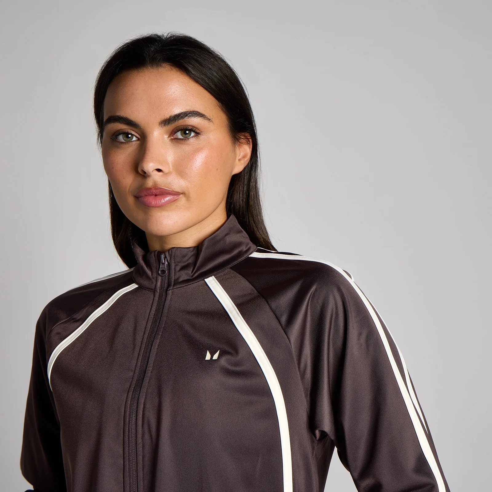 Chaqueta de chándal Tricot para mujer de MP - Chocolate/Vainilla - M Imagen 4