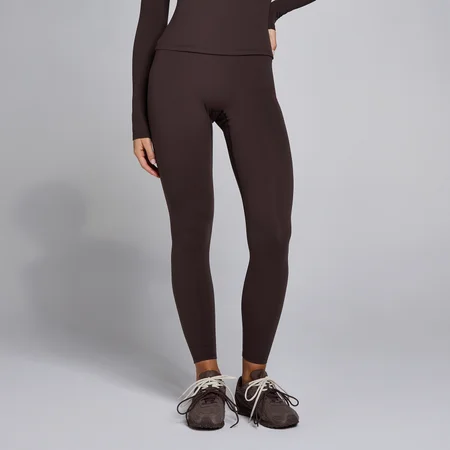 Mallas largas SculptForm para mujer de MP - Chocolate