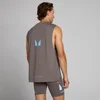 Camiseta de tirantes de malla híbrida para hombre de MP - Gris ceniza