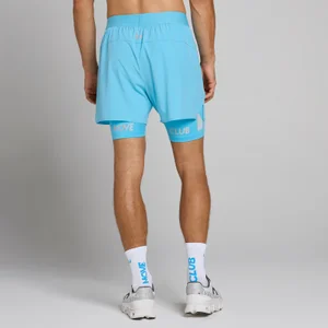 Short 2 en 1 Hybrid Lightweight de 5" para hombre de MP - Azul cerúleo - Size M