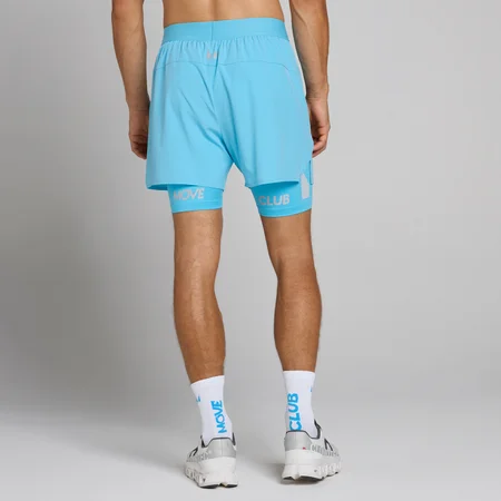 Short 2 en 1 Hybrid Lightweight de 5" para hombre de MP - Azul cerúleo