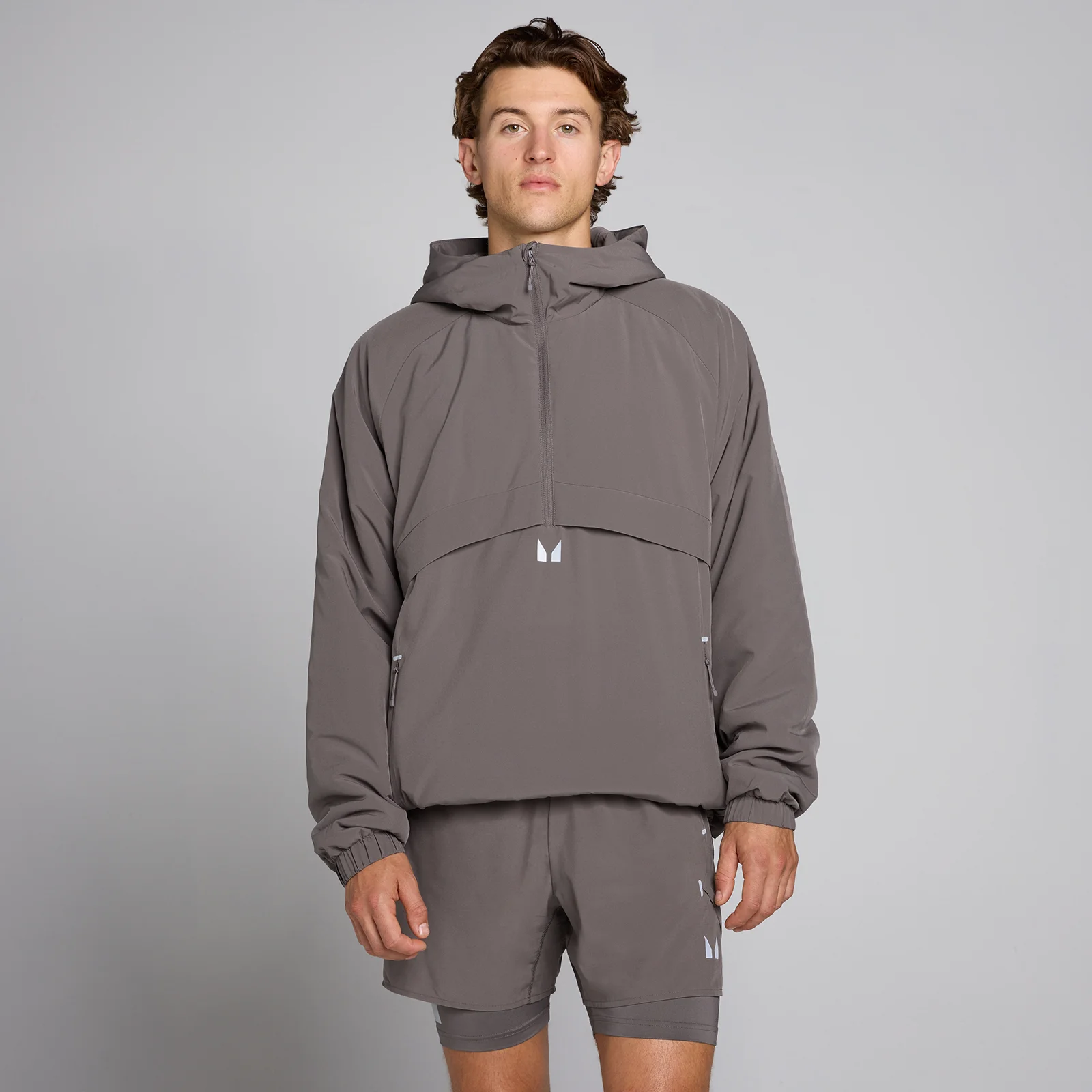 Chaqueta acolchada ligera Hybrid para hombre de MP - Gris ceniza - M Imagen 1