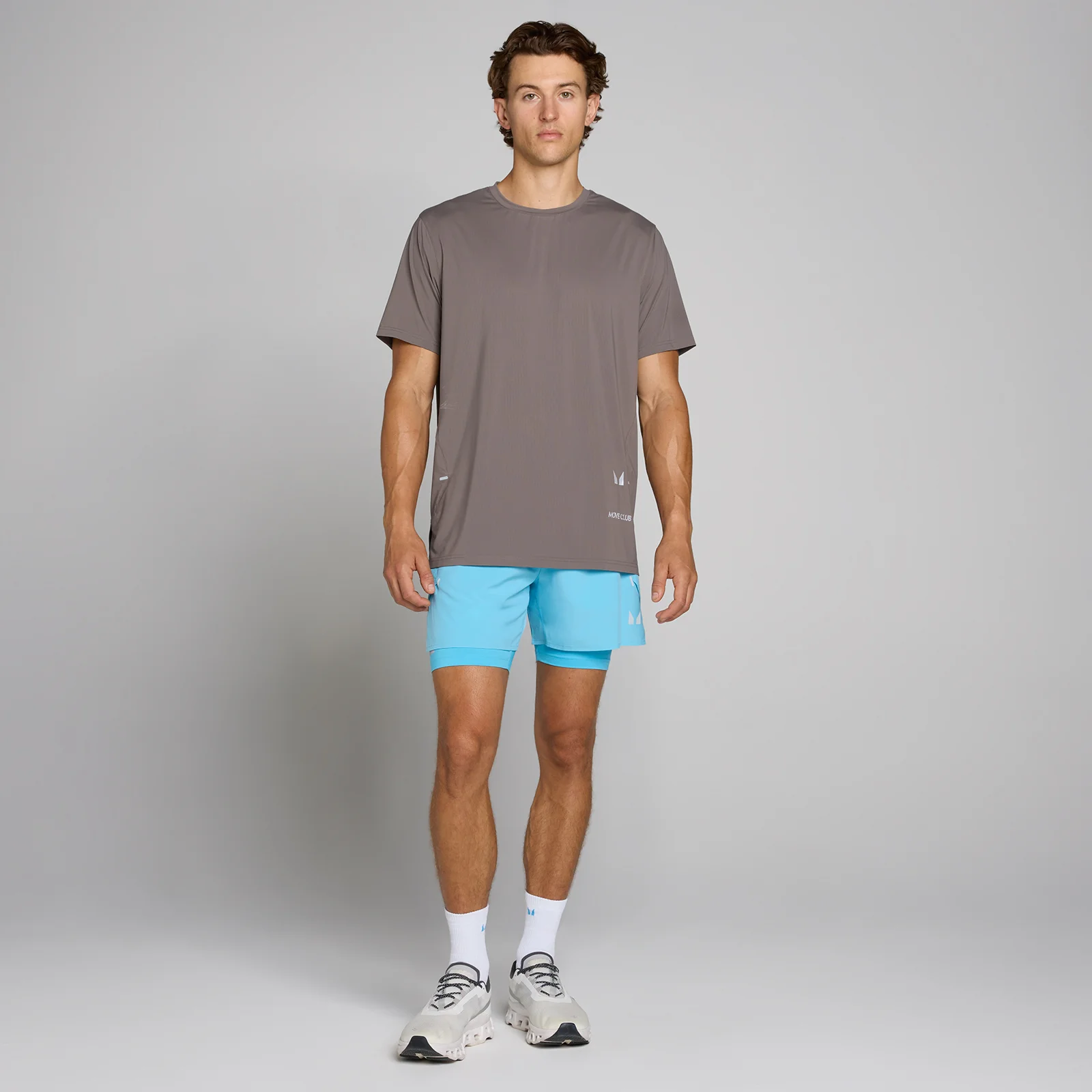 Camiseta Hybrid Mesh para hombre de MP - Gris ceniza - M Imagen 3