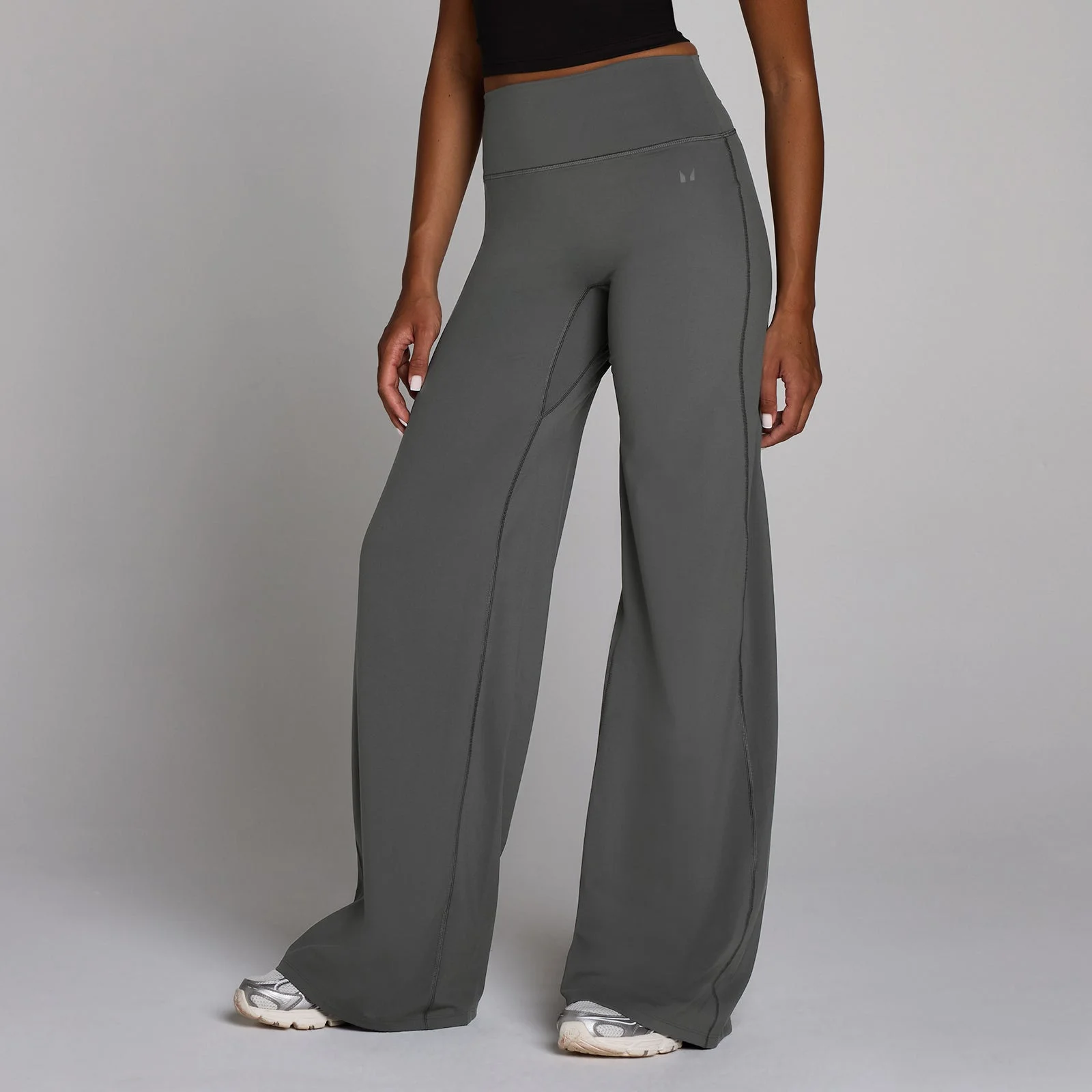 Mallas Tempo de pierna ancha petite para mujer de MP - Gris oscuro - S Imagen 1