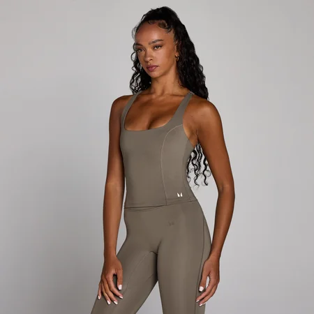 Camiseta de tirantes espalda nadador Training para mujer de MP - Espresso